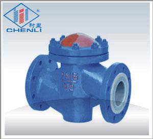 H41F4-16C襯氟止回閥,化工防腐閥門(mén)，襯氟閥門(mén)，上海襯