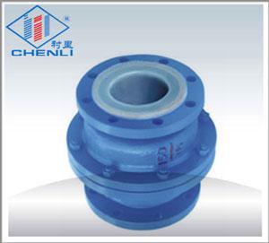 H42F4-16C襯氟止回閥（升降立式）襯氟閥門(mén)，化工防腐閥