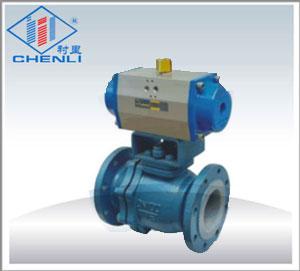 Q641F46-16C襯氟氣動(dòng)球閥襯氟球閥化工防腐閥門(mén)上海襯